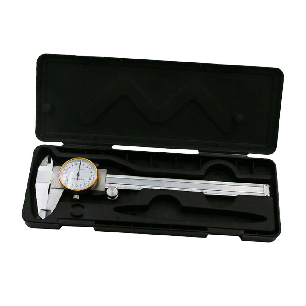 0-150mm Stainless Steel Dial Vernier Caliper Micrometer Guage Measurement New