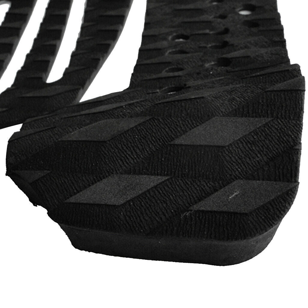 7 Pieces (2 Sizes) Non-slip, Diamond-shaped Black EVA