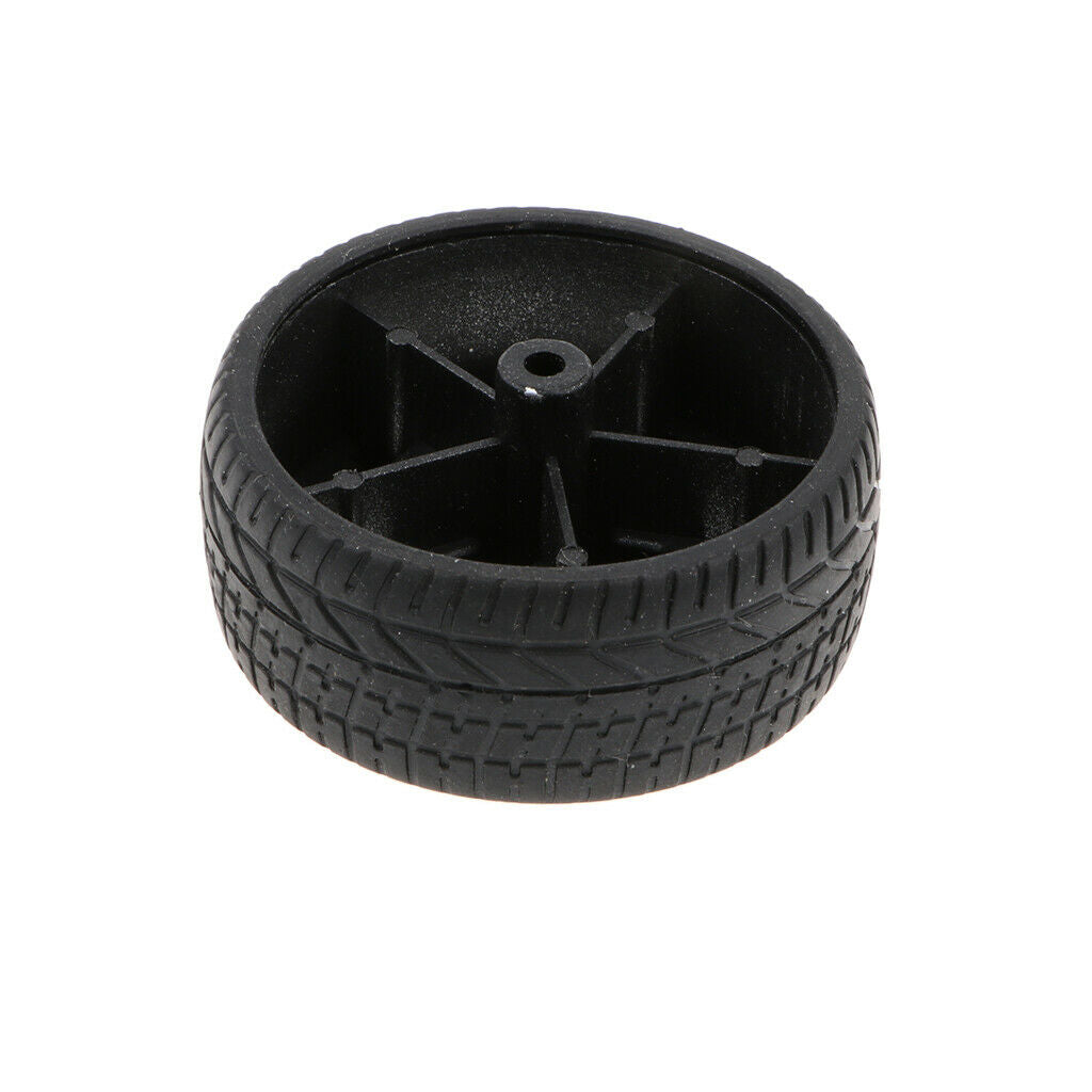 4pcs 1/10  Car Car Parts 5 Black Wheel Rims