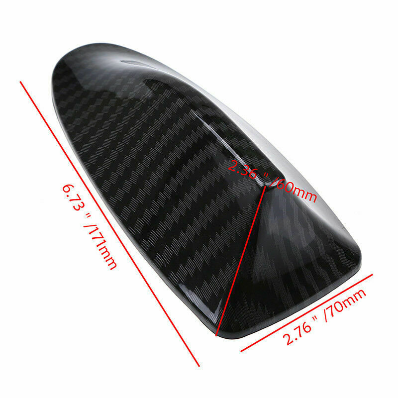 Carbon Fiber Look Shark Fin Style Antenna Aerial Universal Fit BMW VW Ford Chey