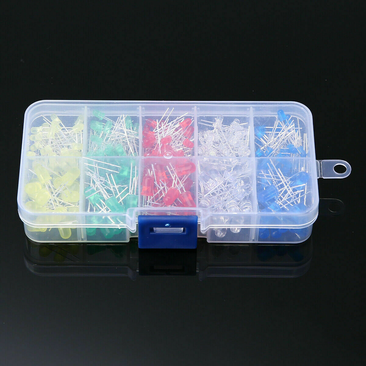 300pcs 3mm 5mm LED Light White Yellow Red Green Blue Emitting Assorted Diodes