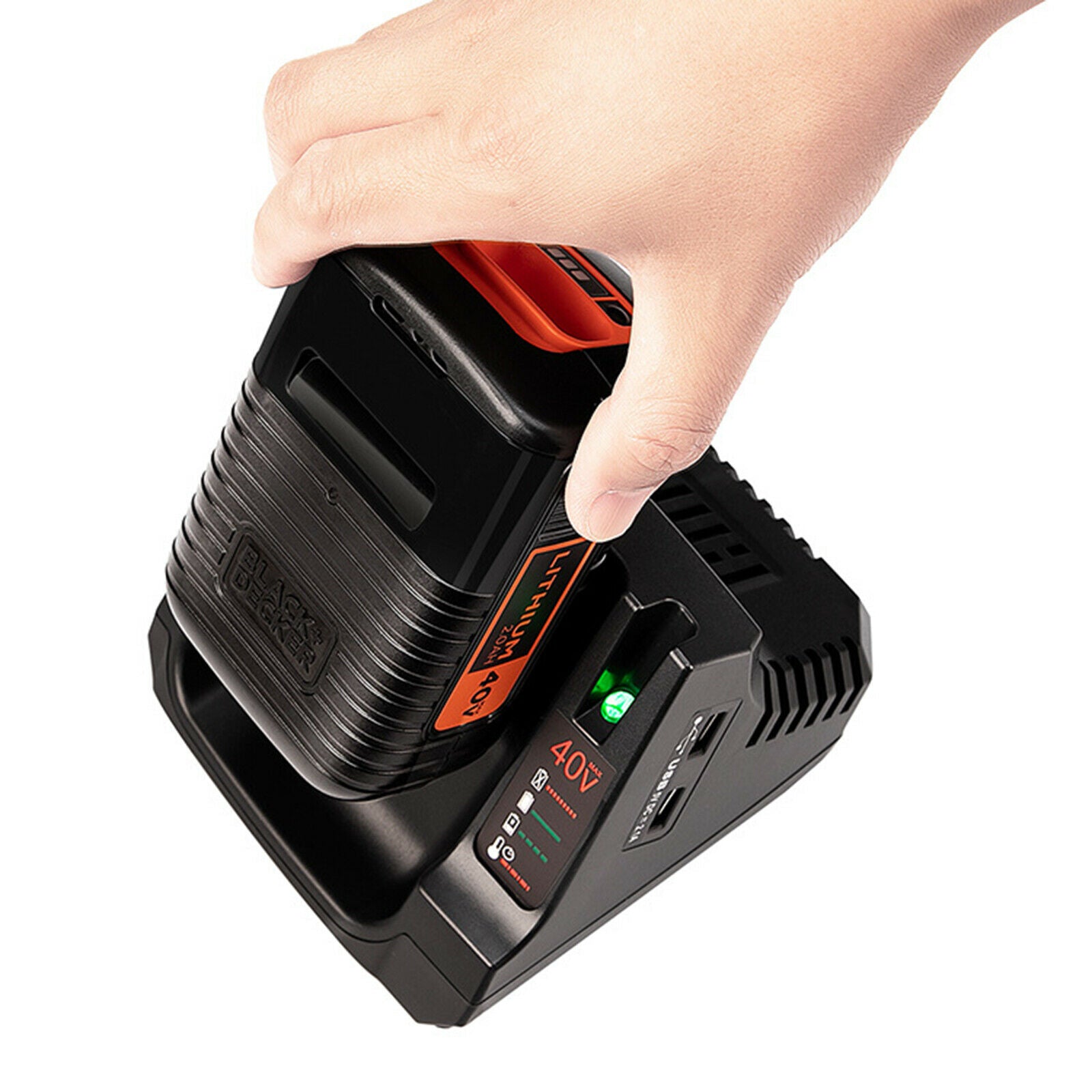 LCS36 40V Max Battery Charger Replacement for LBXR36 LST136W LBX2040 LBX2540