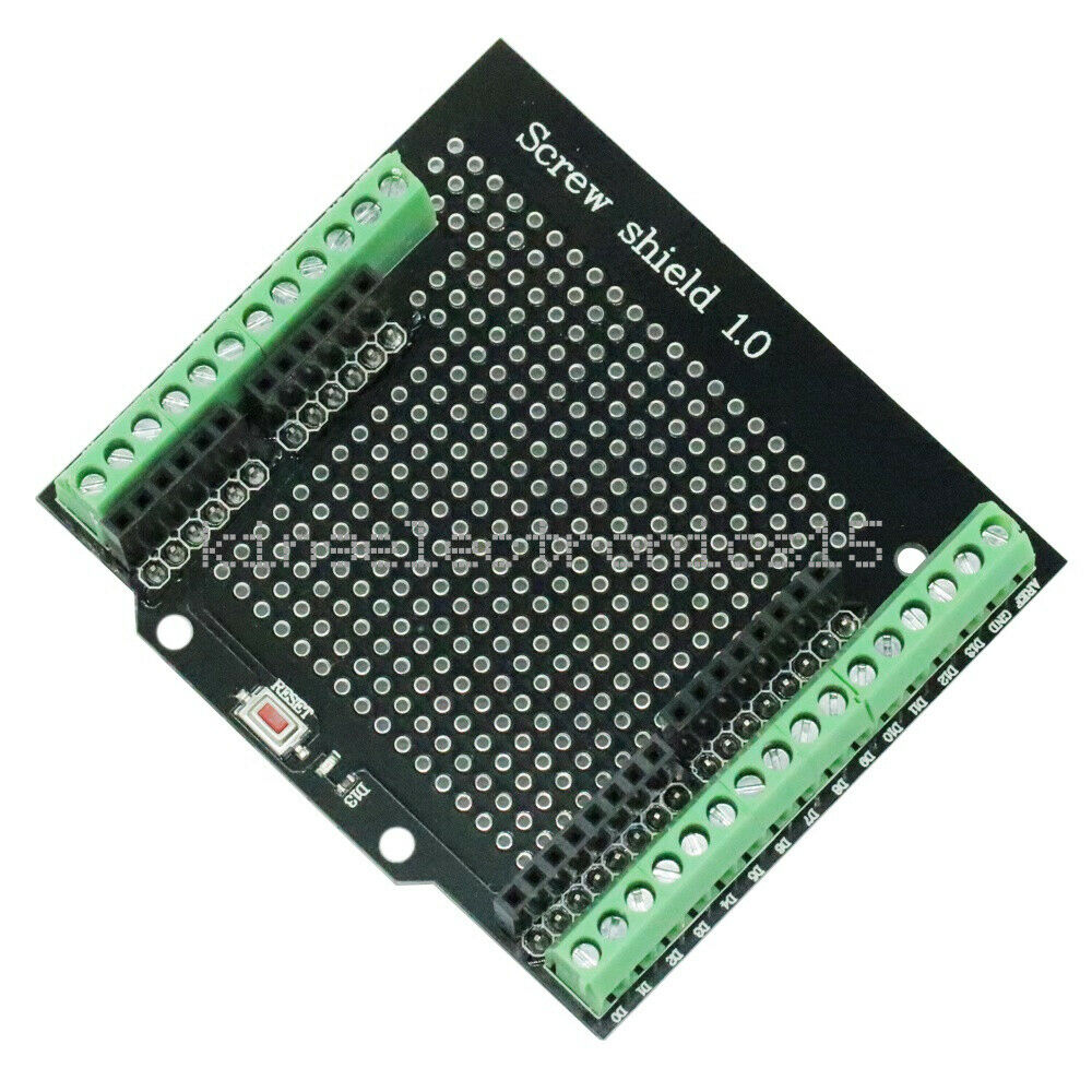 1PCS Proto Screw Shield Module for Arduino Open Source Reset Button  LED