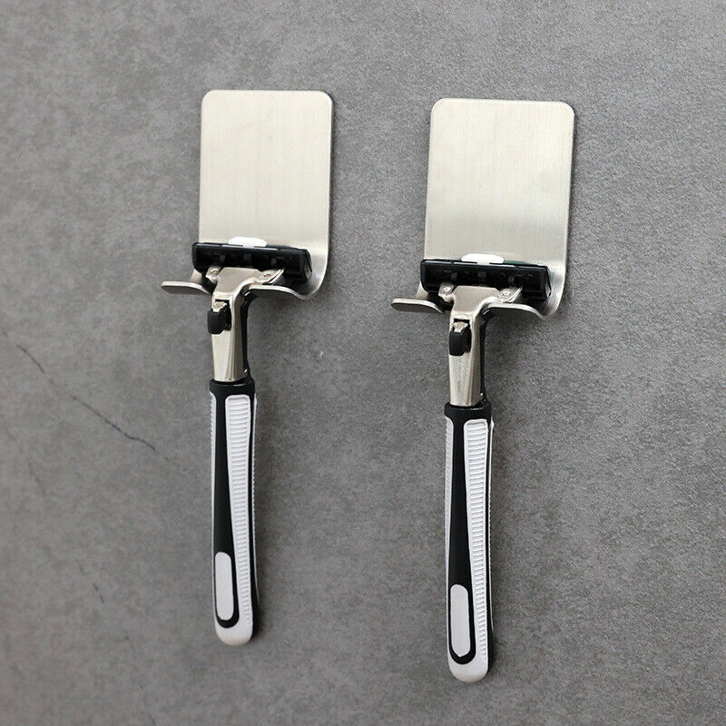 1Pcs Razor Holder Stainless Steel Wall Shaver Shelf Bathroom Wall Razor R.l8