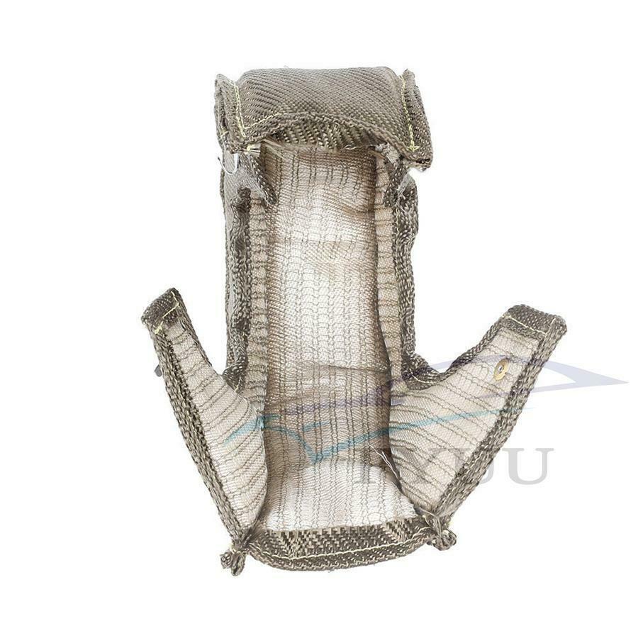 T3 GT30 Titanium Silica Wire Turbo Blanket Heat Shield Turbocharger Cover Wrap