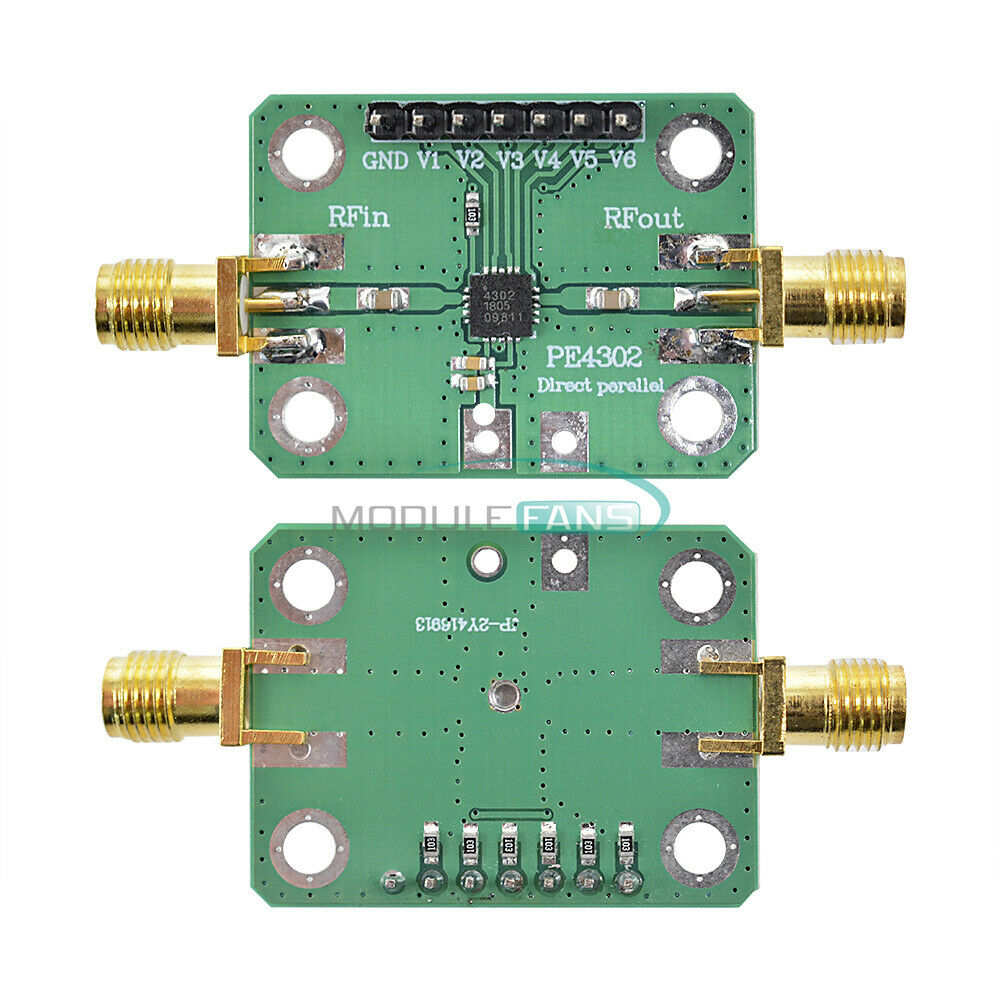 PE4302 1MHz-4GHz Numerical Control RF Attenuator Module Parallel Immediate Mode