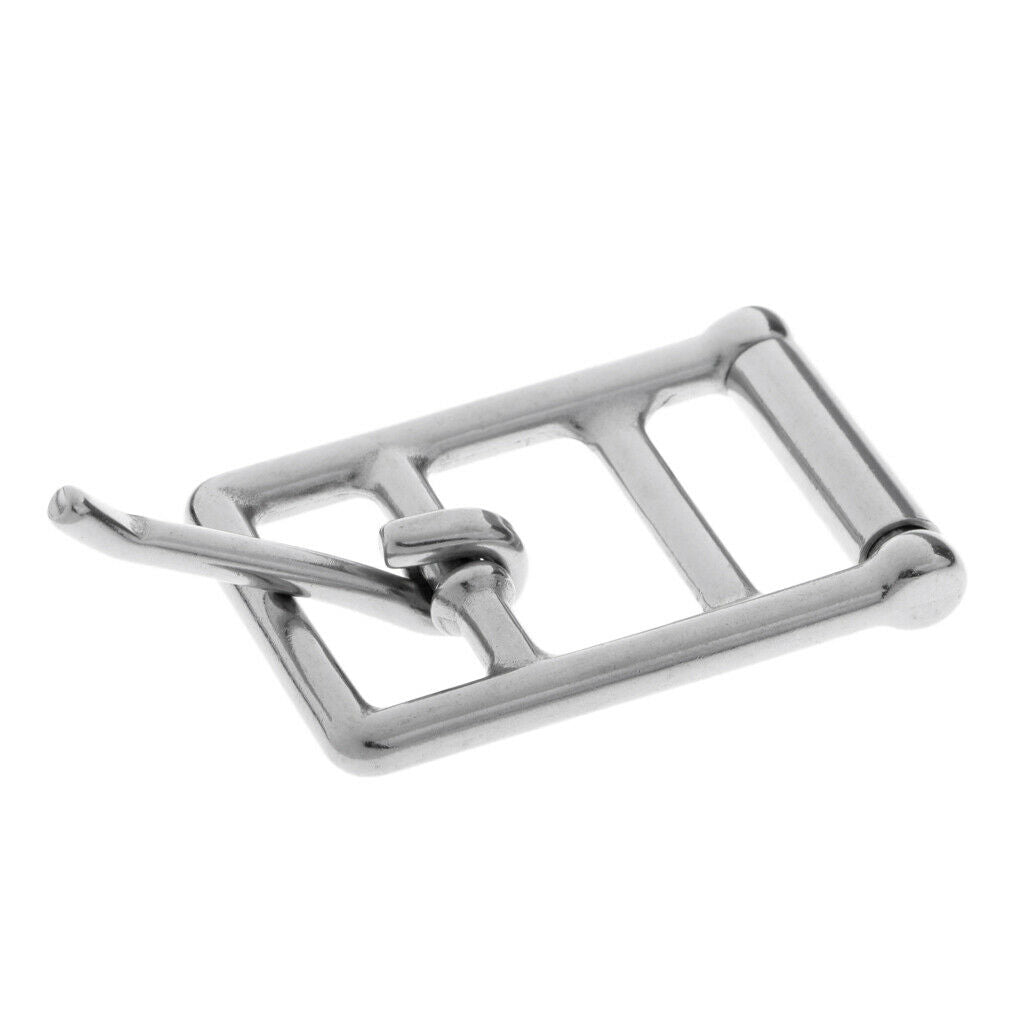 Replacement Bridle Buckle with Roller and Double Bar for Halter Hardware,