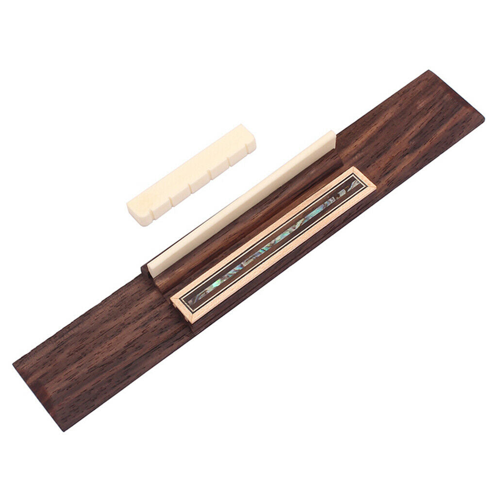 6 String Guitar Bridge with Bone Nut for Classical