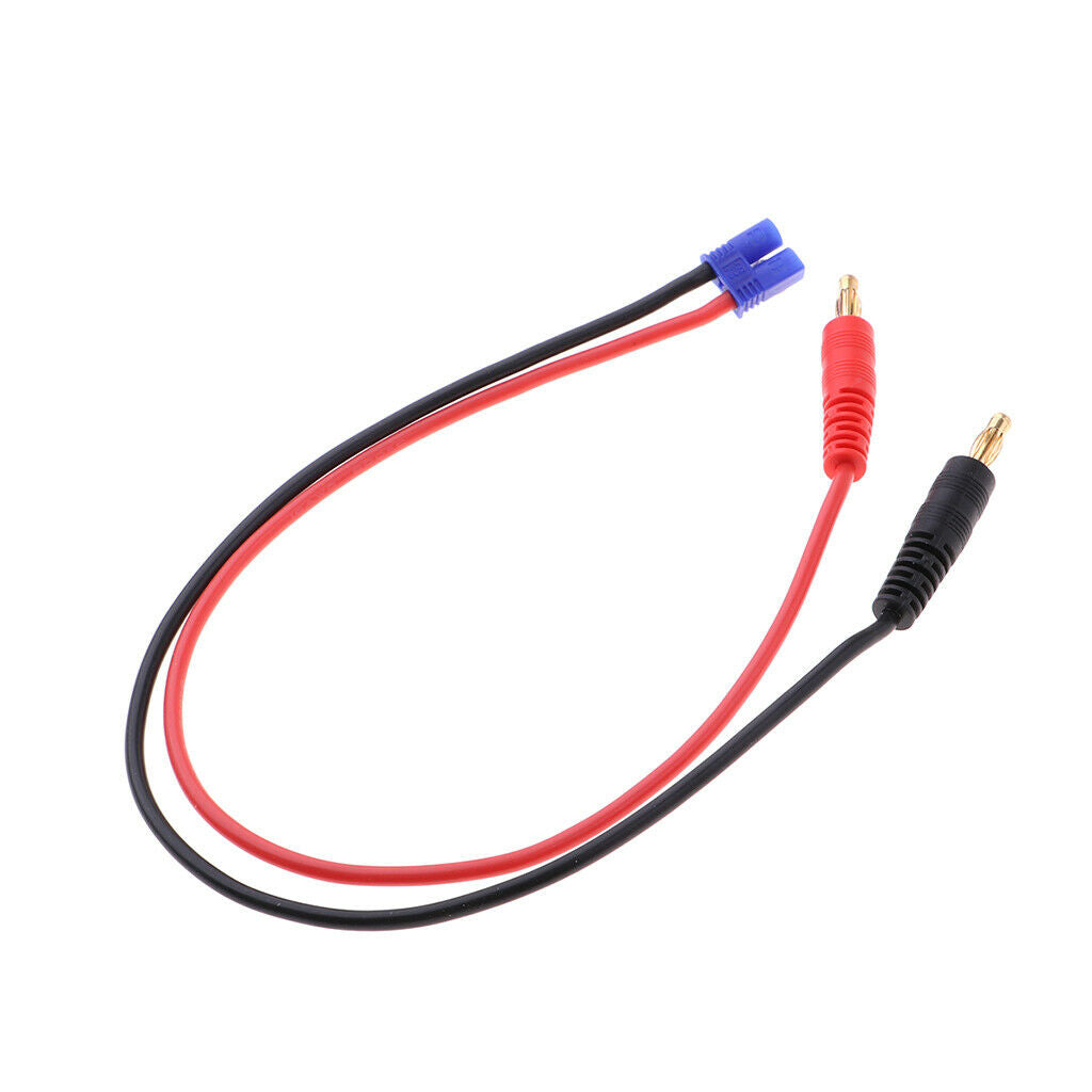 RC B6 4.0 mm banana plug with plug on EC2 charging cable
