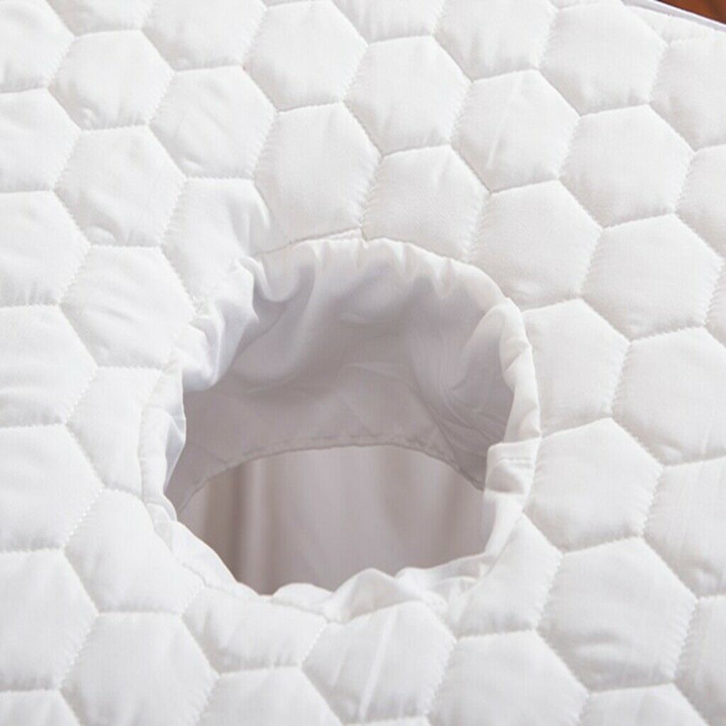 Massage Table Skirt Facial Cosmetic Bed Valance Sheet Cover 73x28" White