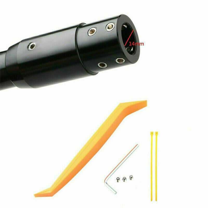 Automatic Car Gear Stick Shift Knob Lever Shifter With Button Aluminum Universal