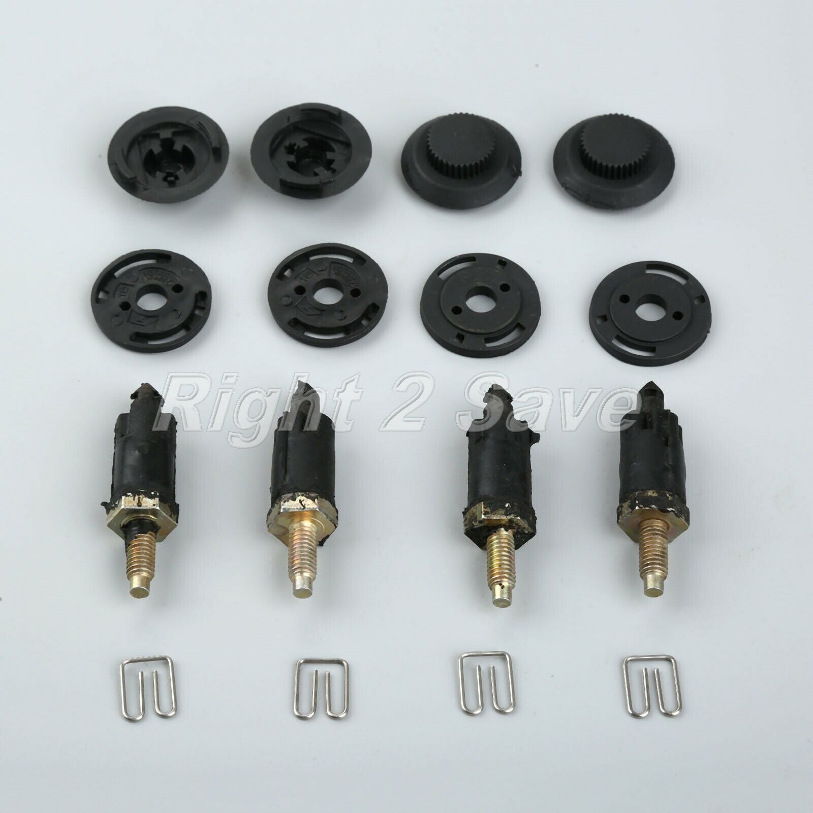 4 Set Car HDi Engine Cover Studs/Bolts & Cover Clips Fit for CITROEN/PEUGEOT 307
