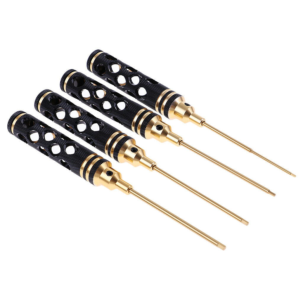 4pcs 1.5/2.0/2.5/3.0 Hex Screwdriver with Hollowed-out Design