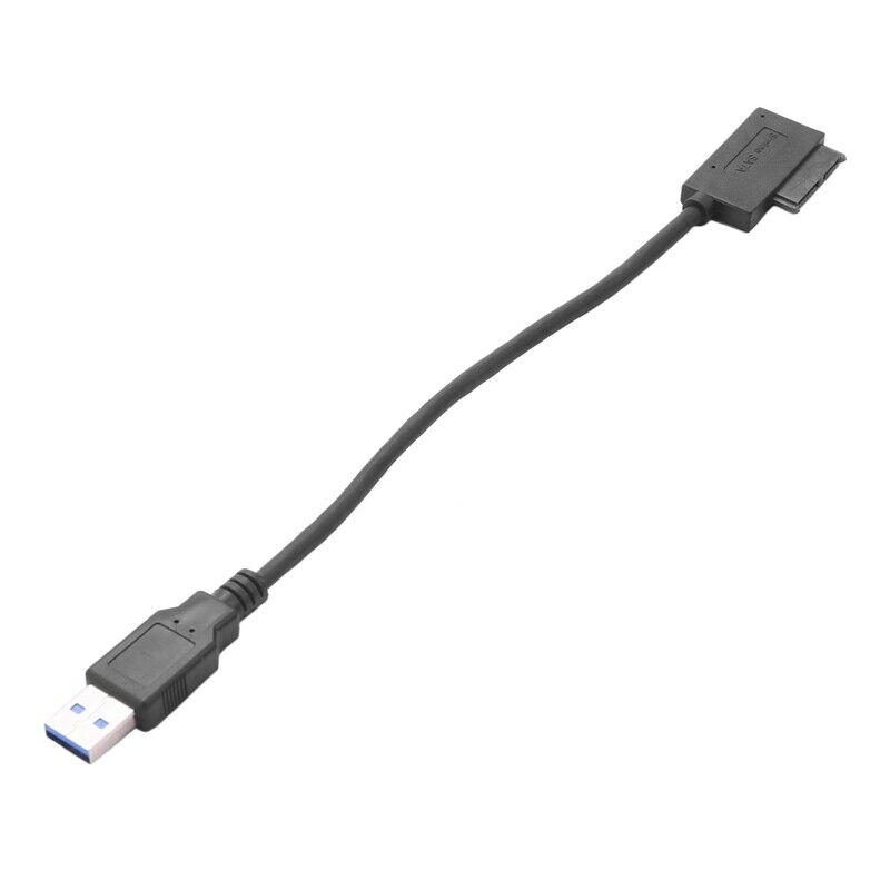USB 3.0 to 7+6 13Pin Slimline SATA Laptop CD/DVD ROM Optical Drive Adapter CabS1