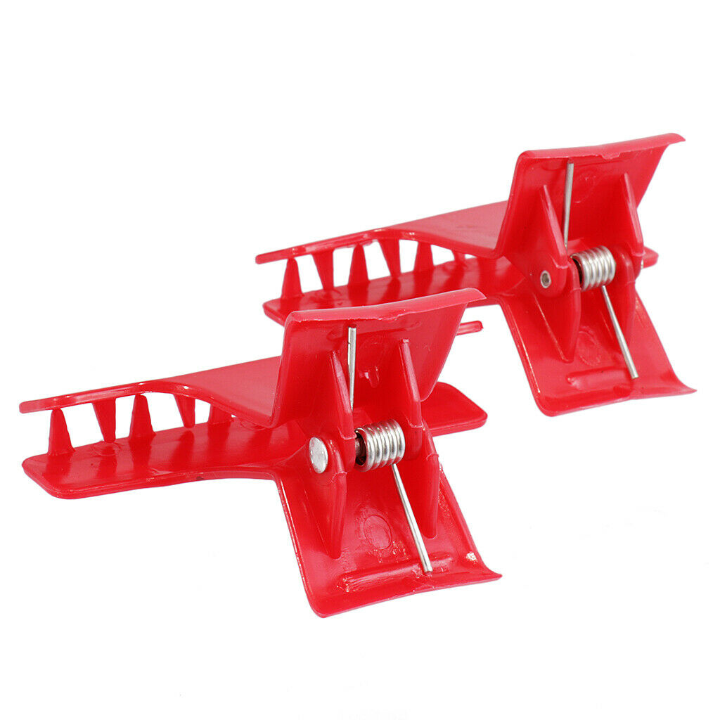 6pcs hair clip barber hair color hair cutting compartment clips -