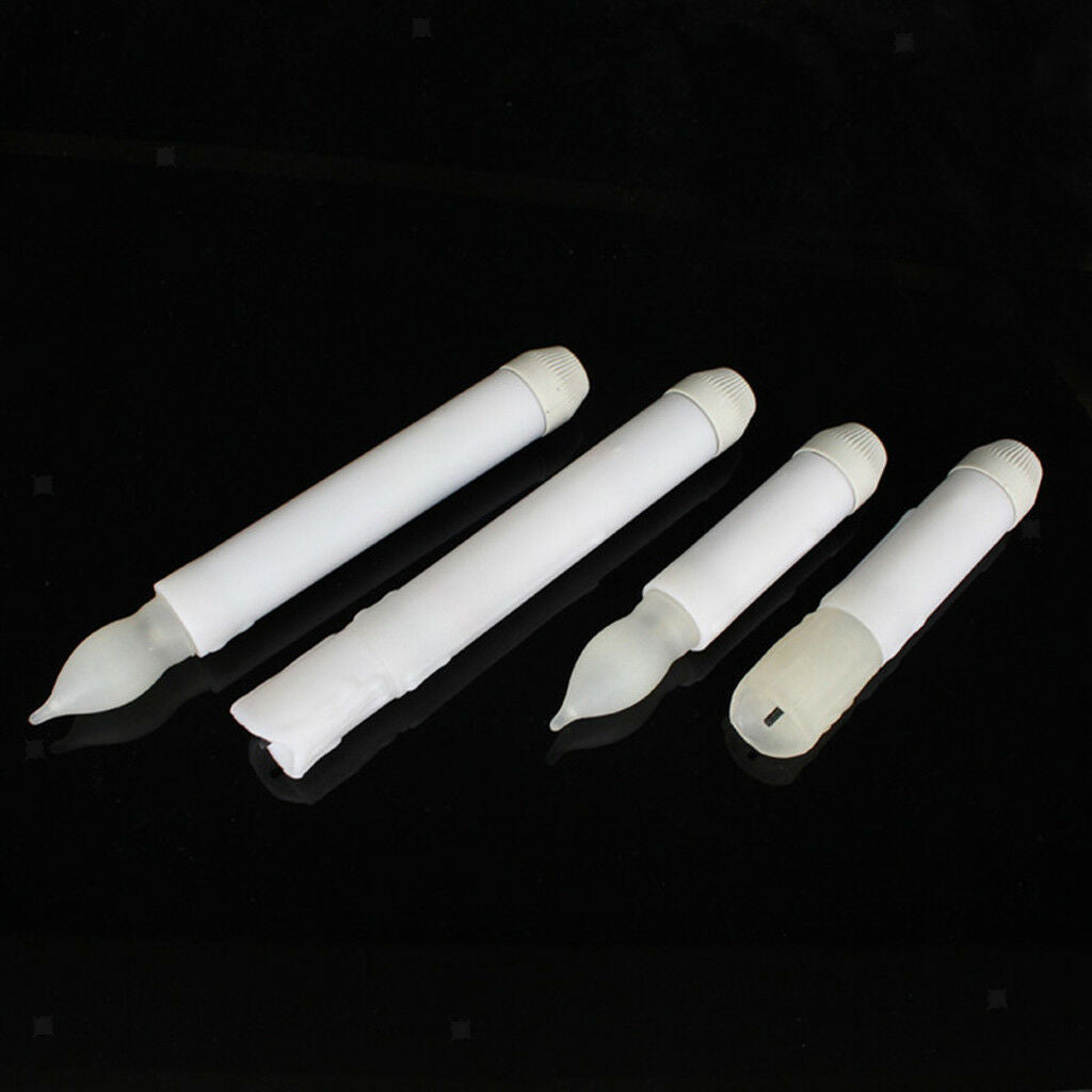 Battery Long LED Taper Candle for Church Home Wedding Party Decoration 105mm