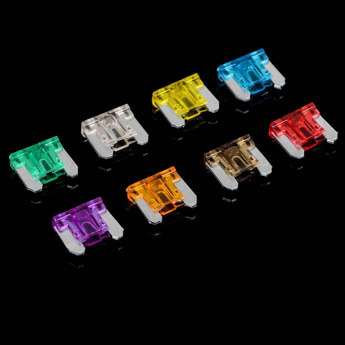 100pcs Micro Auto Car Low Profile Mini Blade Fuse Set 3/5/7.5/10/15/20/25/30A