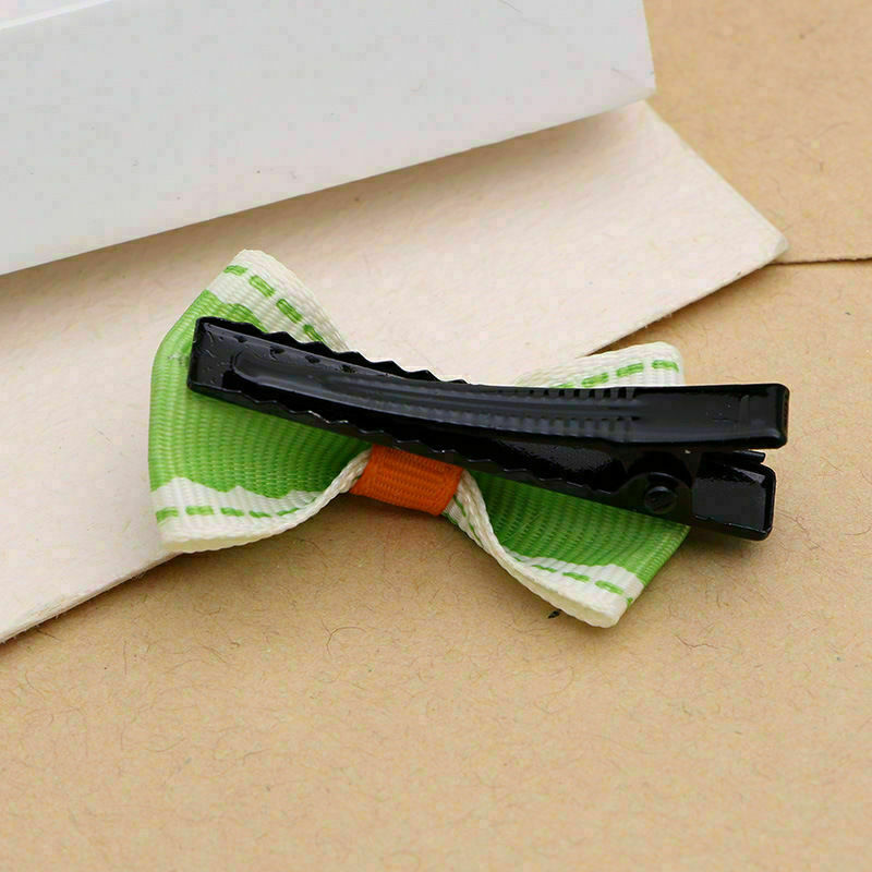 10X/set Kids Baby Girl's Bow Ribbon Hair Bow Mini Clips Hair Clip Hairpins Hot