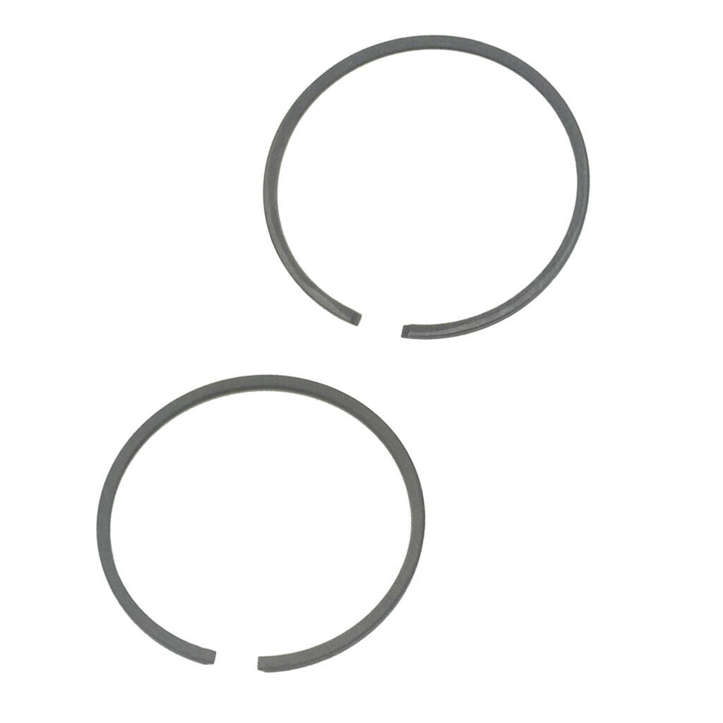 2 Pieces 47mm Piston Rings for 80cc 2 Stroke Engine Motorized Bike