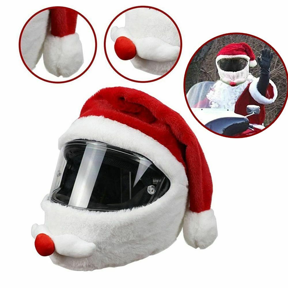 Heeds Helmet Hat Fun Rides and Gifts Motorcycle Helmet Cover Christmas Cap