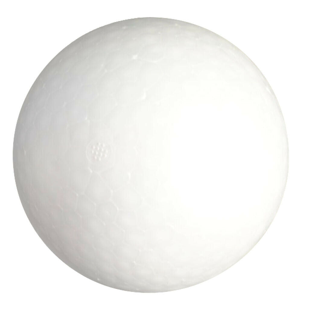 10X Solid Polystyrene Foam Balls Styrofoam Craft Sphere DIY Craft Kids New