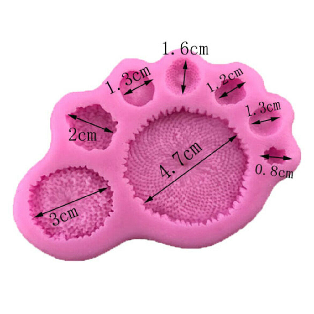 1pc  Flowers Shape Fondant Cake Silicone Mold Biscuits Pastry Mou^qiBDAU