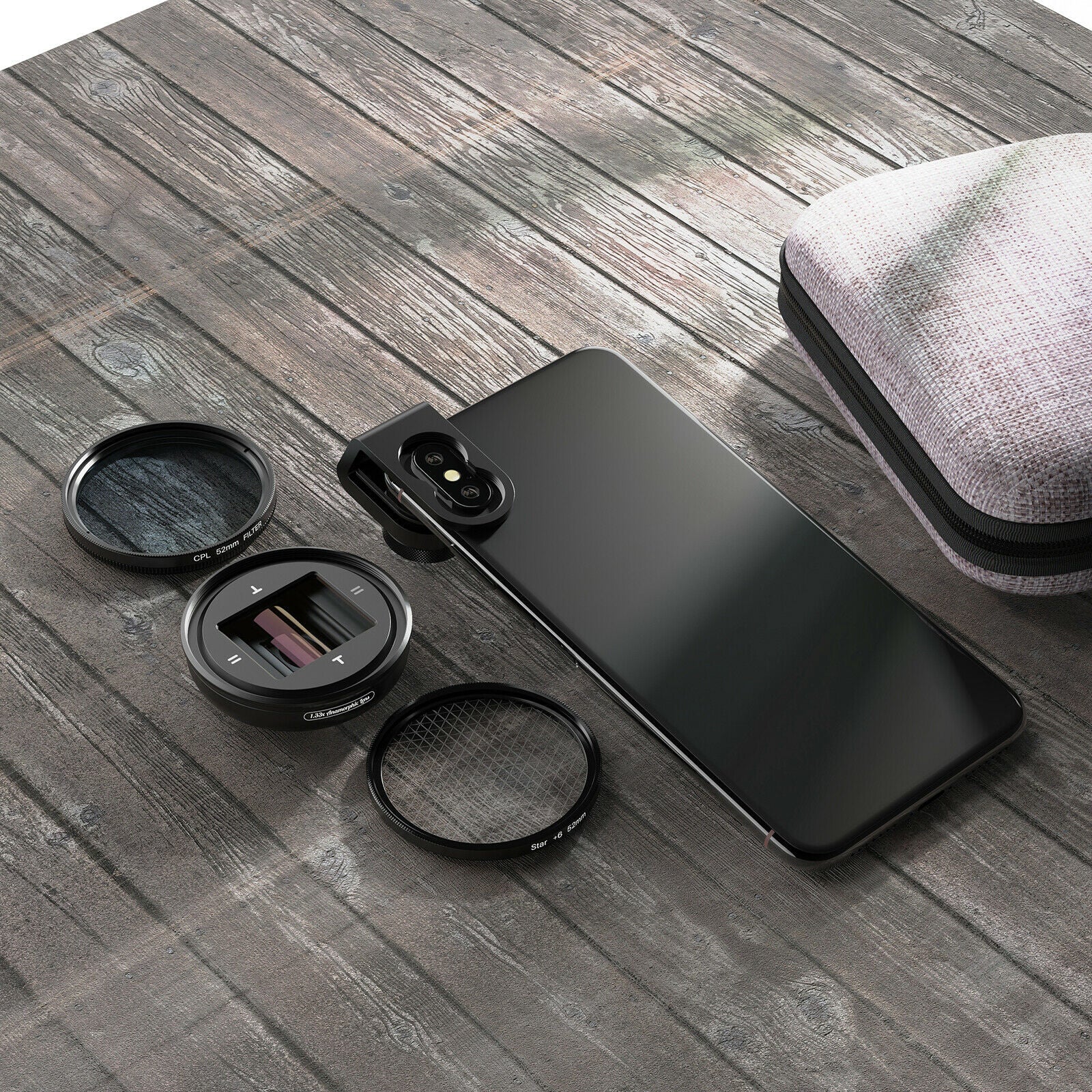 1.33X Anamorphic Lens Filmmaking Phone Camera Lens Filmmakers Full Cinematic