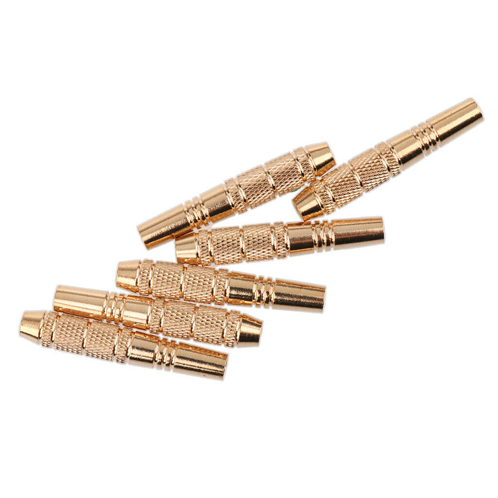 6Pcs 16 Grams Copper Dart Replacement Barrels for Soft and Steel Tip Dart