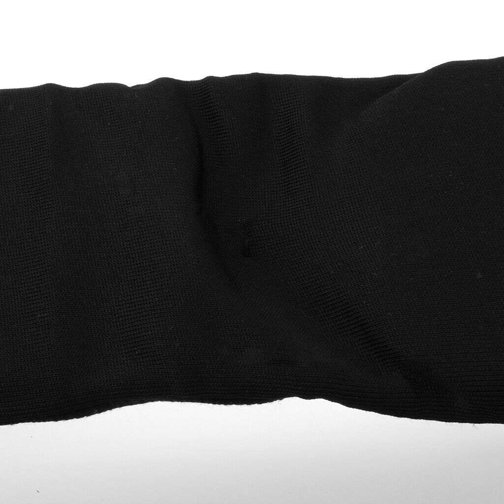 2X Taekwondo Karate MMA Shin Instep Protector Leg Foot Guard Cloth Pad L Black