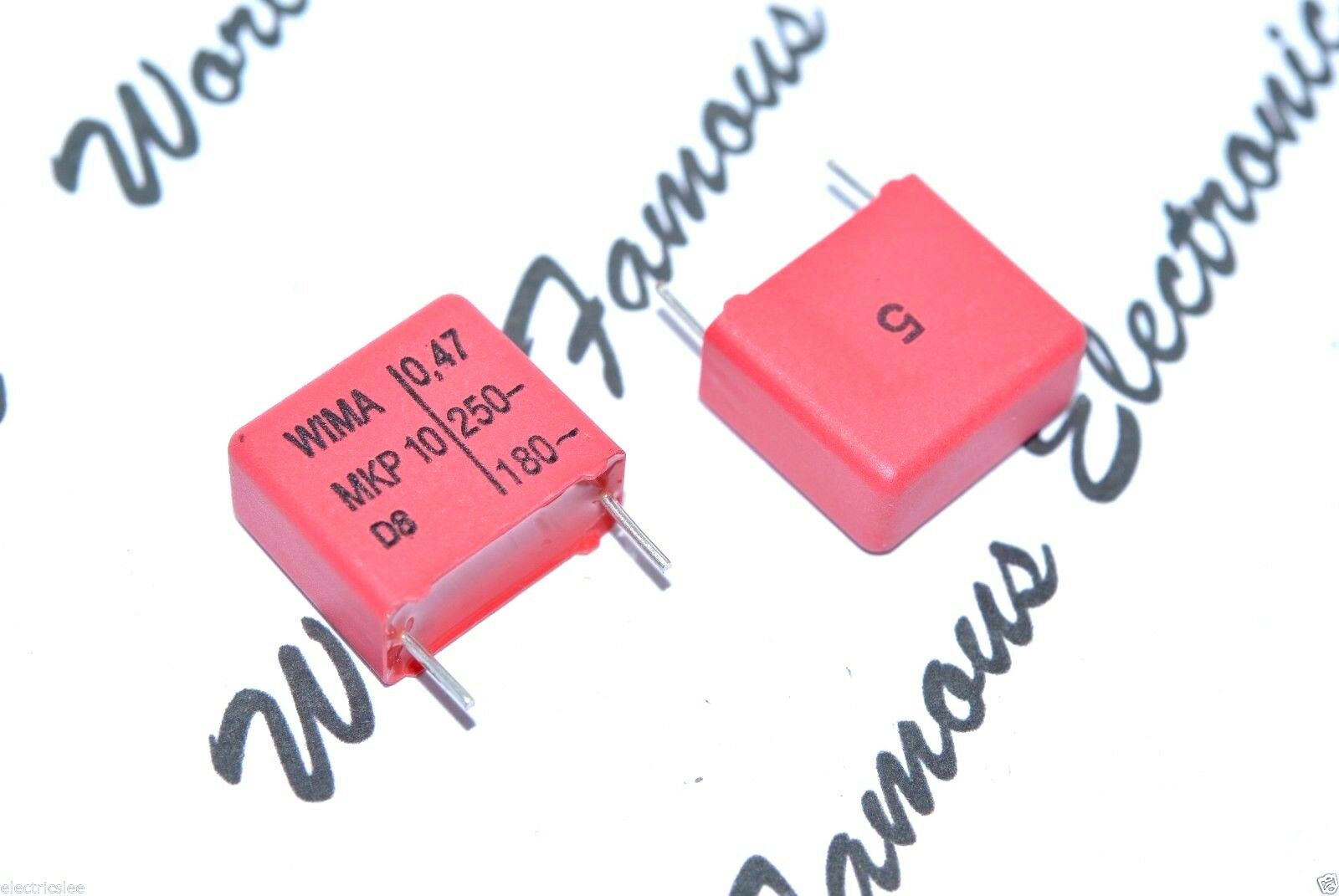 2pcs - WIMA MKP10 0.47uF (0,47µF 470nF) 250V 5% pitch:15mm Capacitor