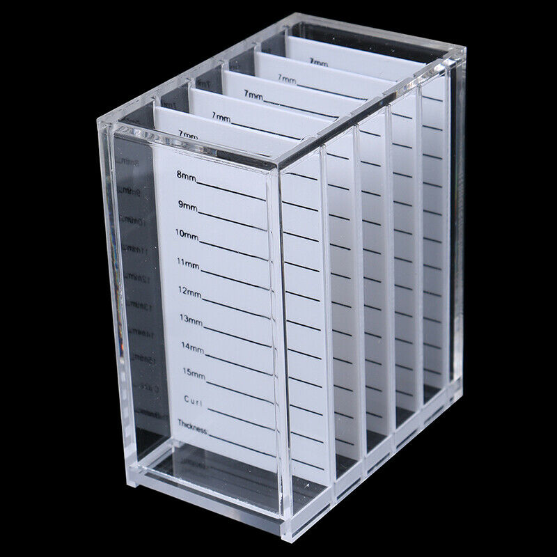 False Eyelashes Storage Box 5 Layers Acrylic Pallet Lash Holder Display StanBDA