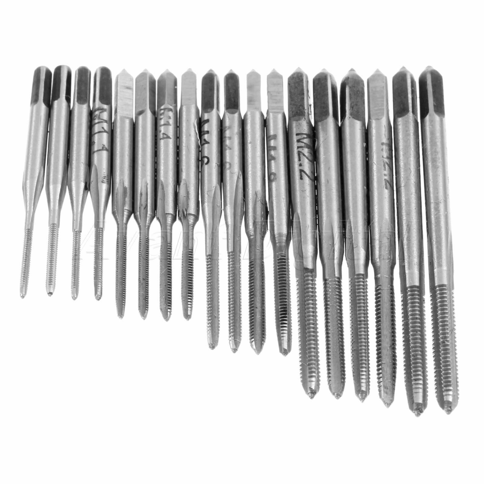 M1-M2.5 Metric Thread Screw Tap Threading Die & Wrench Metalworking Tool 1 set