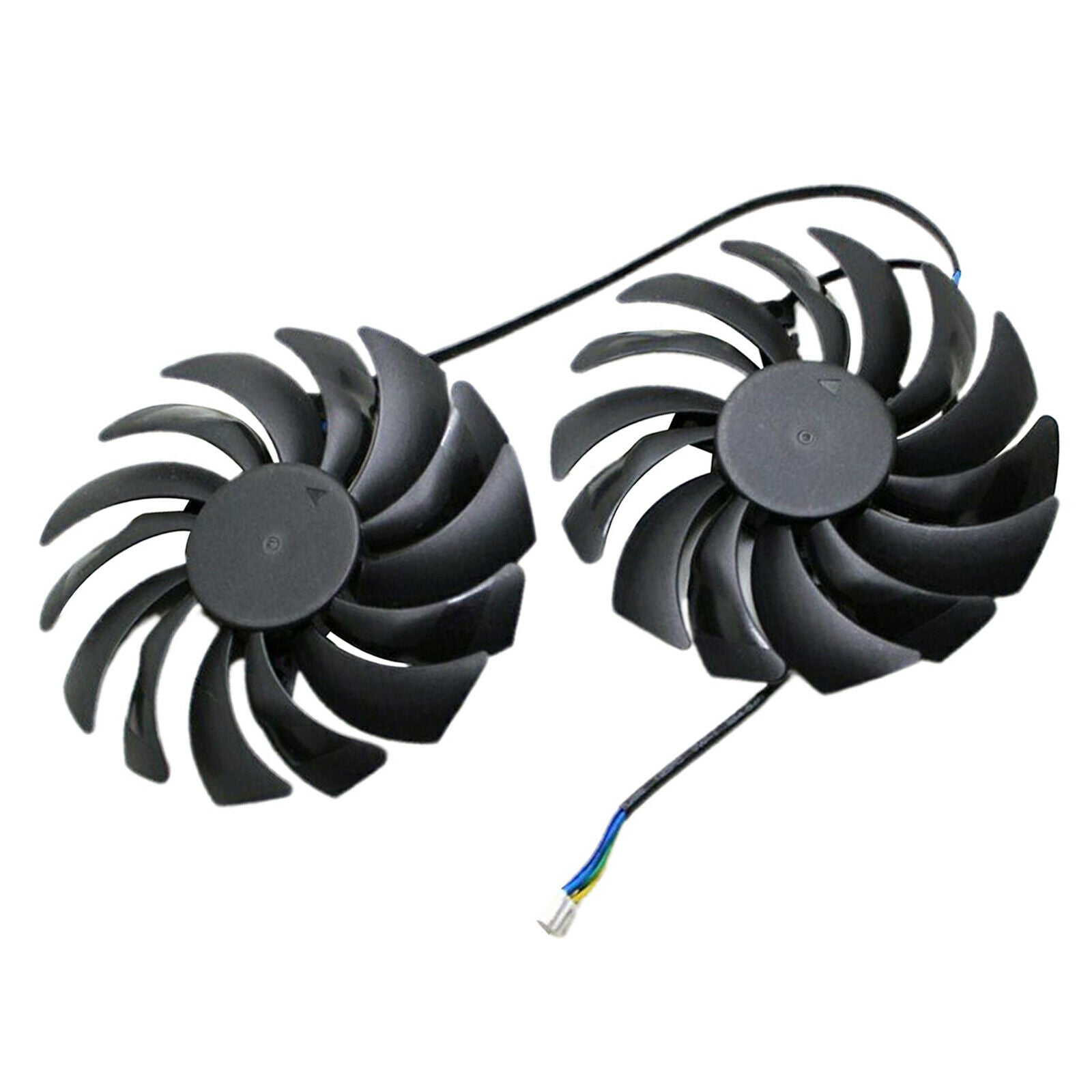 2x 92mm Graphics Card Cooling Fan 4 Lines 25dBA 0.40A for MSI GTX1080Ti 1070