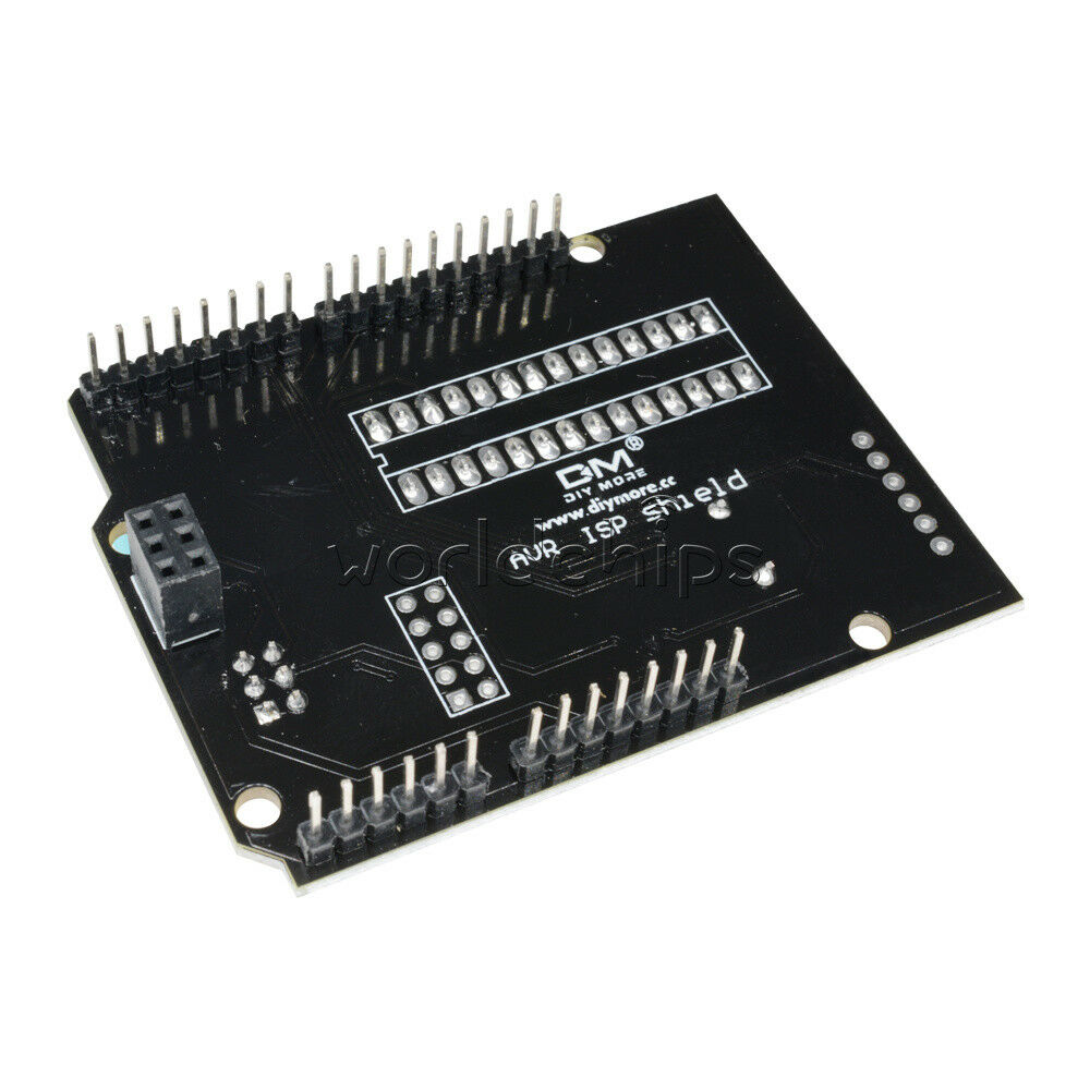 New AVR ISP Shield Burning Burn Bootloader Programmer for Arduino UNO R3