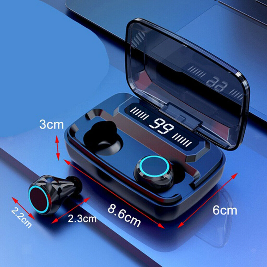 M11 Bluetooth V5.1 Wireless Touch Control Earphone Dual Earbuds LED Display