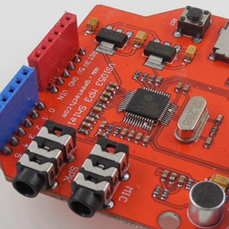 VS1053 MP3 Module Development Board with Amplifier, Decoder Board, Onboard RecK6