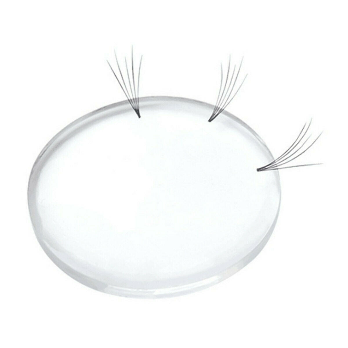 10pcs Eyelash Pads Lashes Extension Pallet Silicone Holder Eyepads Supplies