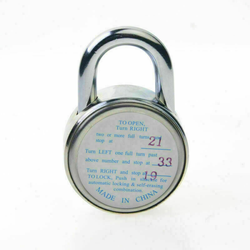 For Dormitory Door gym locker 3-Dial Safe Code Lock Combination Password Padlock