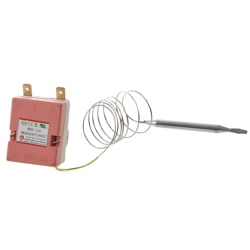 AC 250V 16A 30-110C Temperature Control Capillary Thermostat for Electric OvenS9