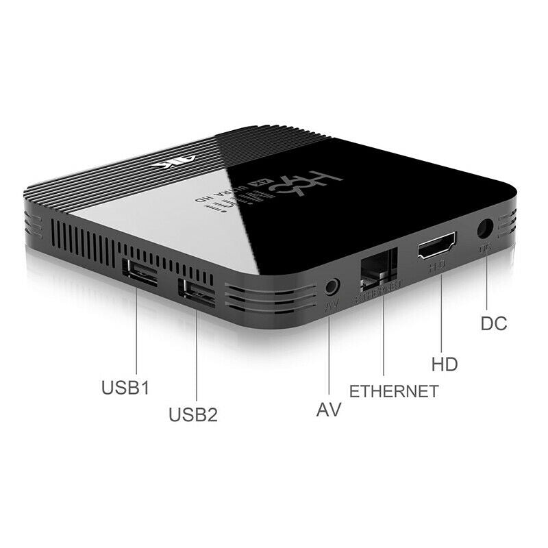 4K H96 MINI H8 1G+8G Android 9.0 2.4G/5G WIFI TV BOX Quad Core Media Streamer