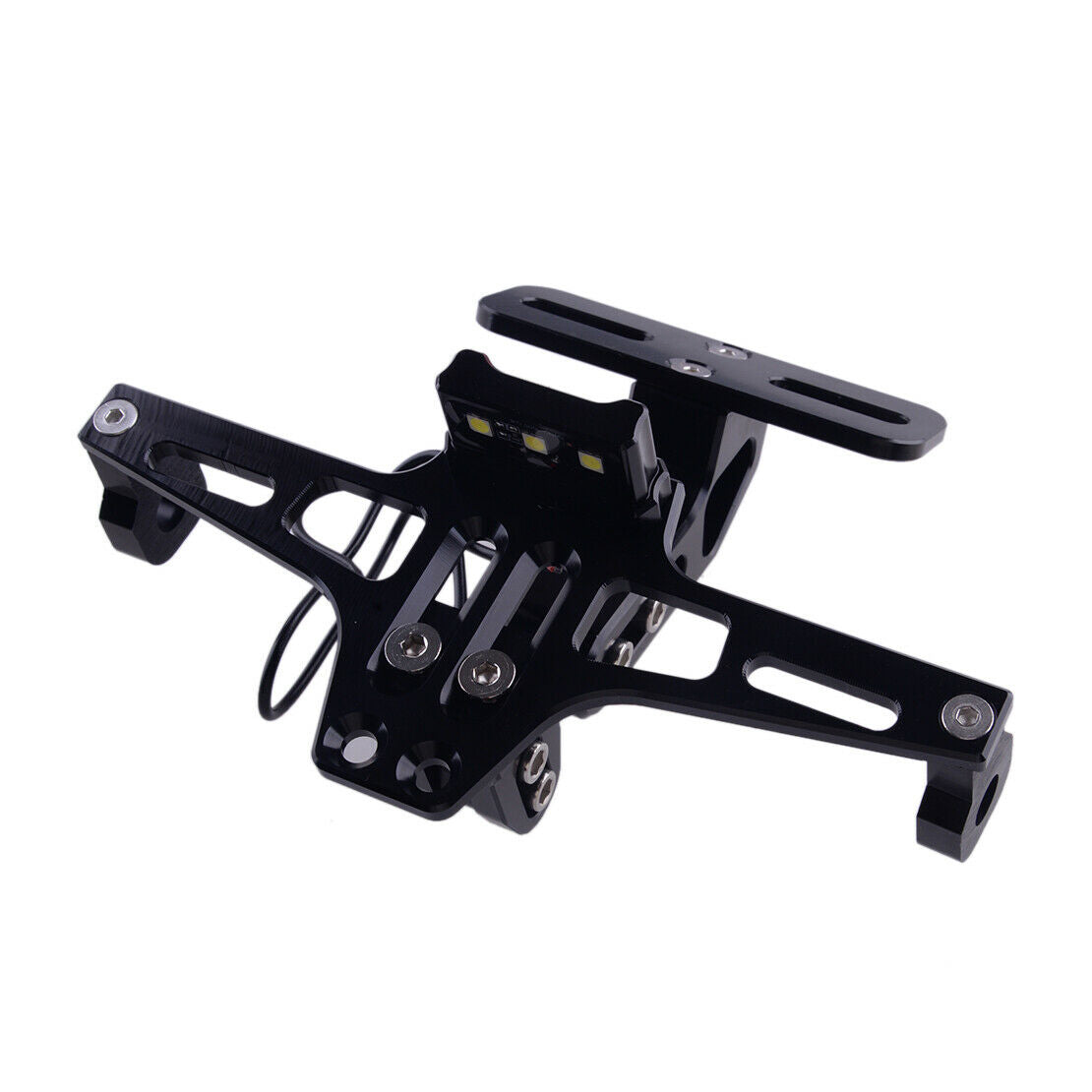 1Pcs Motorcross Tail Number Plate Holder Fender Eliminator Tail Tidy w/ Lihght
