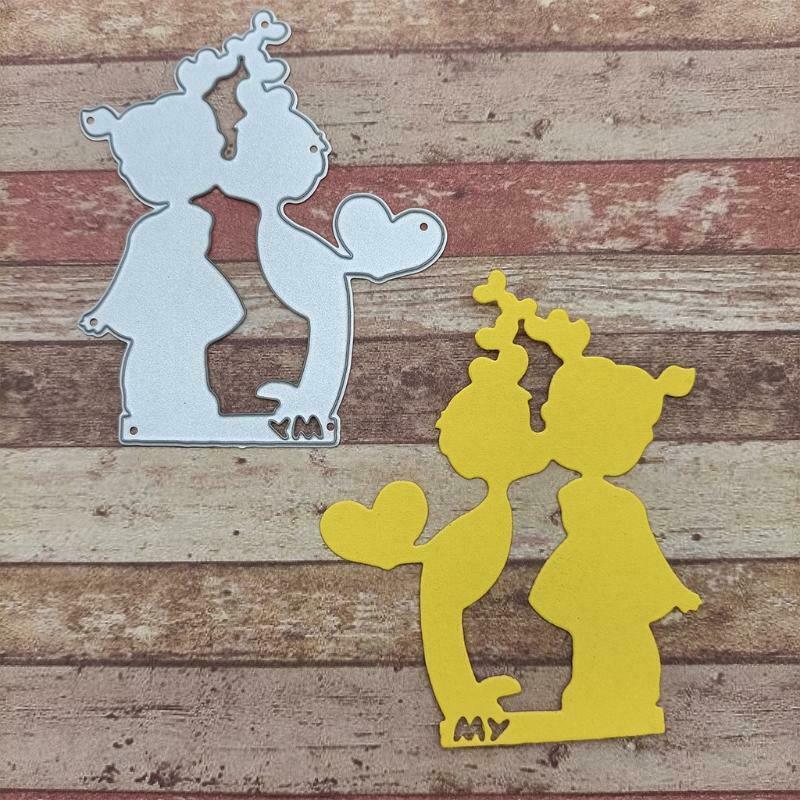 Kids Metal Cutting Dies Stencil DIY Scrapbooking Album Paper Card Template Mold