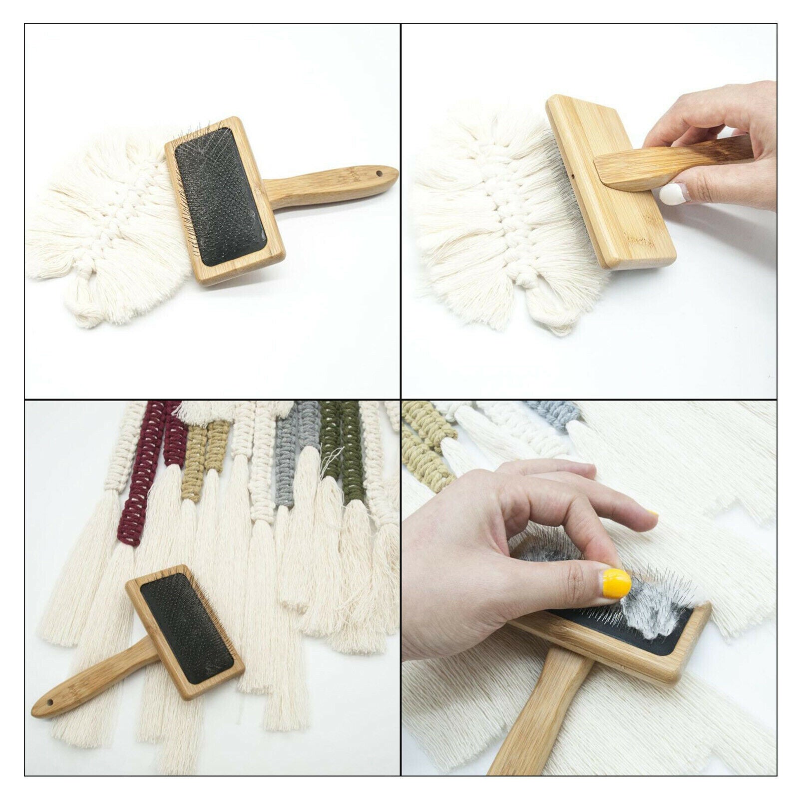Pet Dog Cat Hair Shedding Grooming Trimmer Fur Rug Comb Brush Slicker Tools