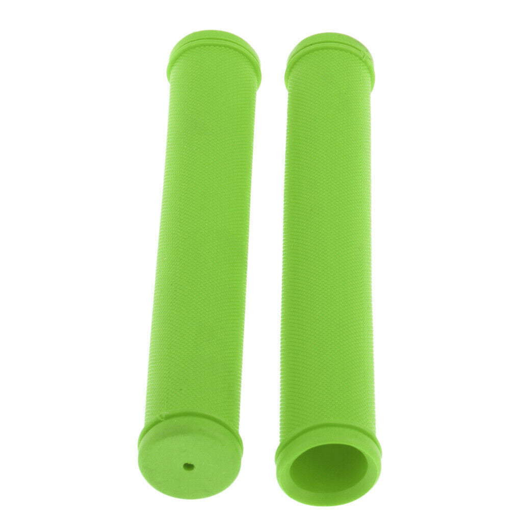 1 Pair Rubber Bicycle Handlebar Grips MTB Grips Bike Protective Sleeve Green