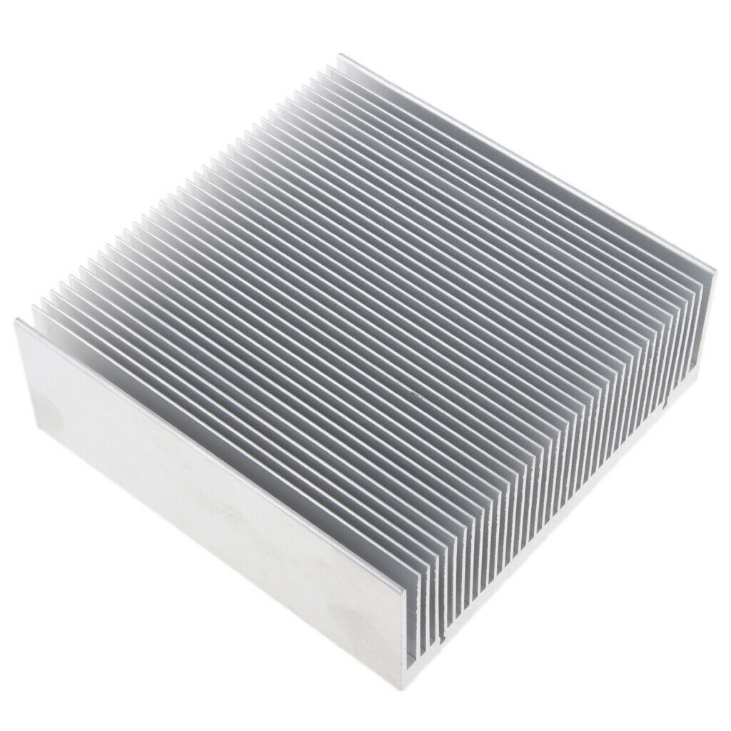 Aluminum heat sink cooling fin 125 * 125 * 45mm for 100W high power LED