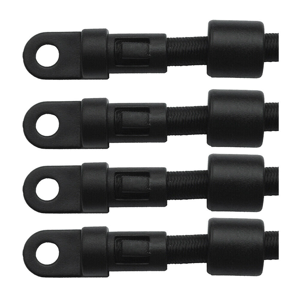 4pcs Nylon Shock Cord End Stop for 6mm Kayak Canoe Boats Bungee Rope Rigging
