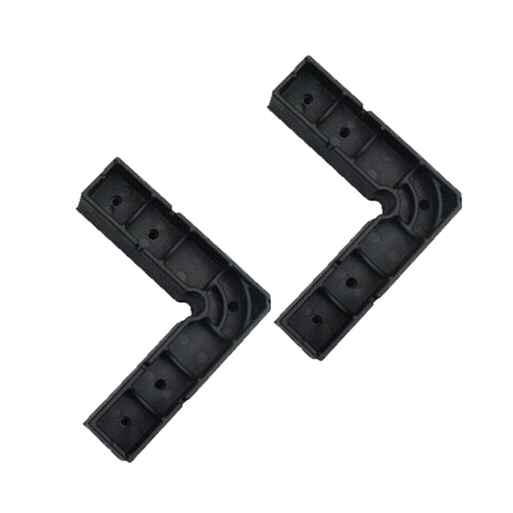2pcs 90 Deg L-Shape Square Right Angle Clamps Corner Clamping Ruler Plastic