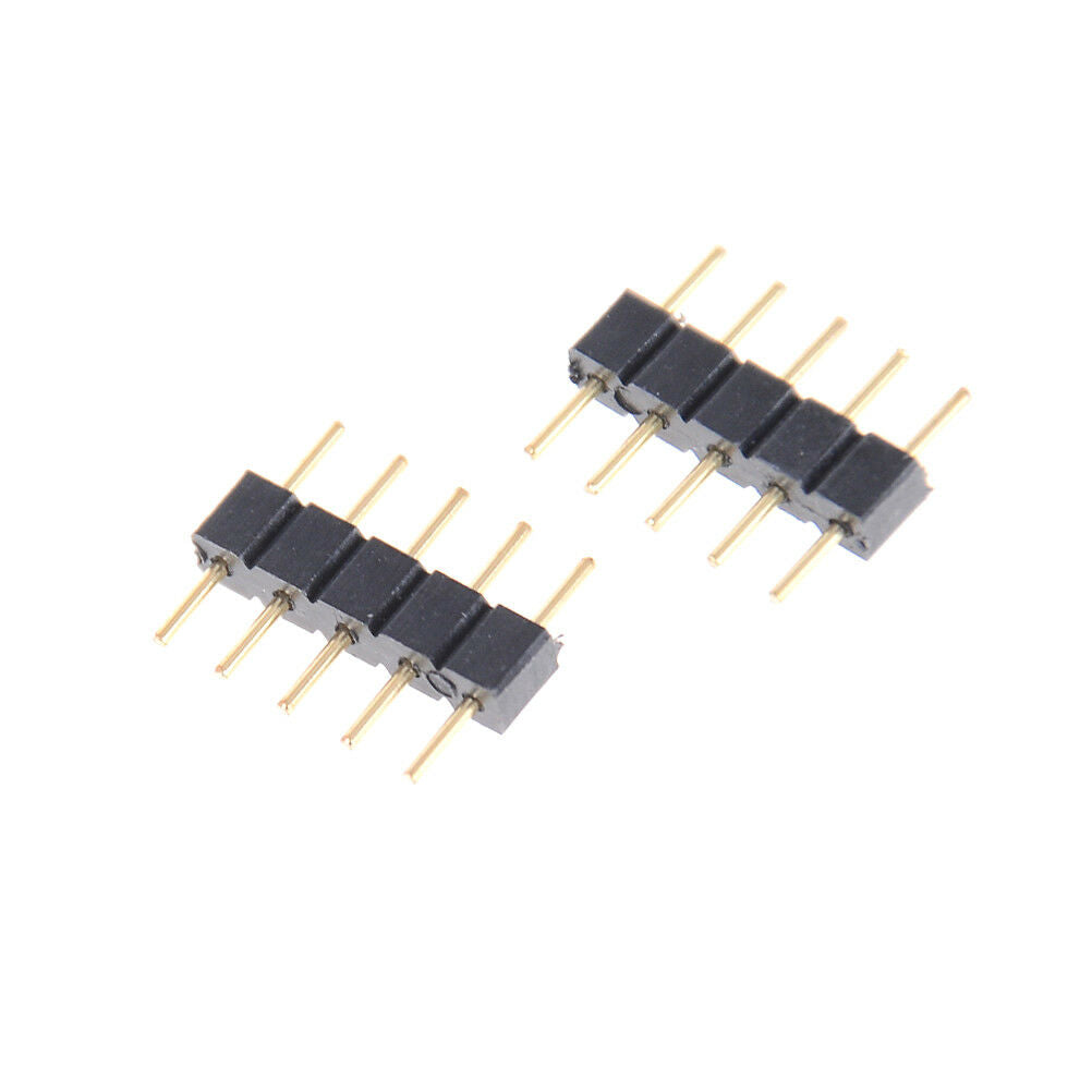 10pcs 5PIN RGBW Connector Adapter pin needle male type double For  LED StripDD