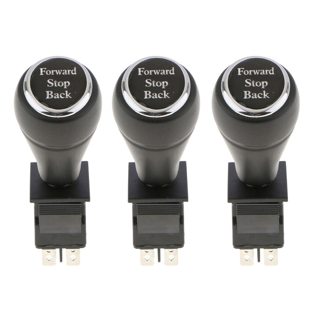 3PCS Joystick Switch Replacement  -On 6-Pin 3 Position Car Putter Switches