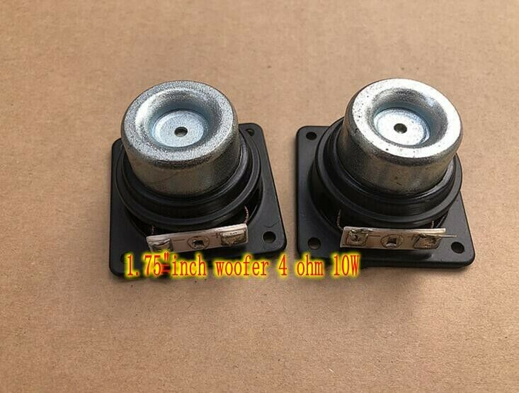 2pcs 1.75"inch 48mm Woofers 4Ω 10W Neodymium Speaker Loudspeaker Audio Parts
